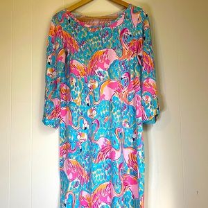 Lilly Pulitzer Size Medium Flamingo Dress
